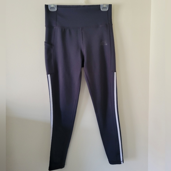 Adidas Aeroready Black Athletic Leggings - Picture 2 of 7